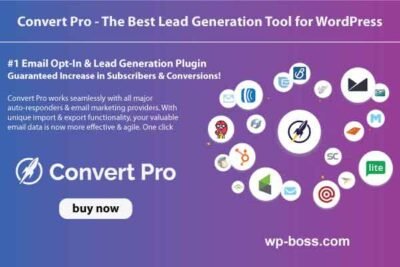 Convert Pro - The Best Lead Generation Tool for WordPress