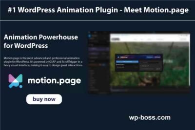 Animation Plugin - Meet Motion.page