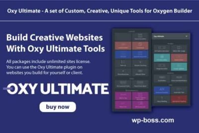 Oxy Ultimate - A set of custom, creative, unique tools for Oxygen Builder