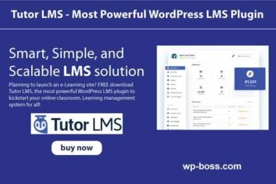 Tutor LMS - Most Powerful WordPress LMS Plugin
