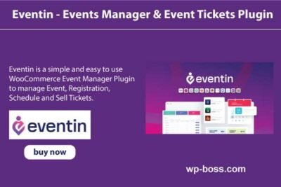 Eventin - Events Manager & Event Tickets Plugin | Lifetime